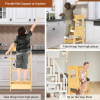Toddler Standing Tower Kitchen Step Stool for Kid's Adjustable Height Learning Stool