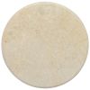 Table Top Cream Ø23.6"x1" Marble