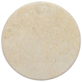 Table Top Cream Ø23.6"x1" Marble