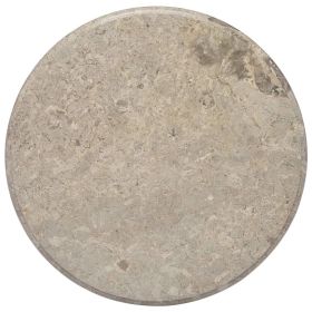 Table Top Gray Ø23.6"x1" Marble