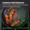 T-fal Ingenio Expertise Non Stick Cookware Set 14 Piece, Induction Oven Broiler Safe 500F, Detachable/ Removable Handle, Kitchen