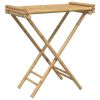 Folding Tray Table 27.8"x16.7"x31.5" Bamboo
