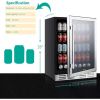 24 inch Beverage Refrigerator - 154 Cans Capacity Beverage Cooler- Fit Perfectly into 24" Space Built in Counter or Freestanding