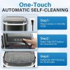 Deluxe Countertop Ice Maker, 26lbs/24hrs, Ready in 6 Mins, Self-Clean with Scoop & Basket, 13.7lbs