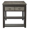 Casual Style Counter Height Dining 5pc Set Gray Finish Multifunctional Table with 4x Stools Upholstered Cushion Seat Drawers Shelves Table Dining Kitc