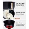 Rice Cooker Induction Heating, with Low Carb Rice Cooker Steamer 5.5 Cups Uncooked - Japanese Rice Cooker